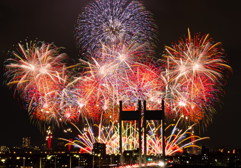 東京競馬場花火(東京都府中市)