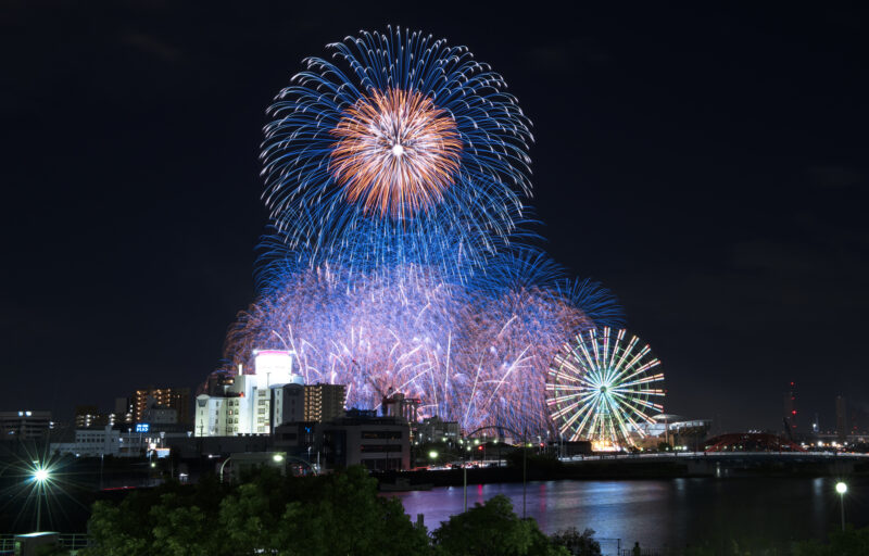 海の日名古屋みなと祭花火大会(愛知県名古屋市港区)