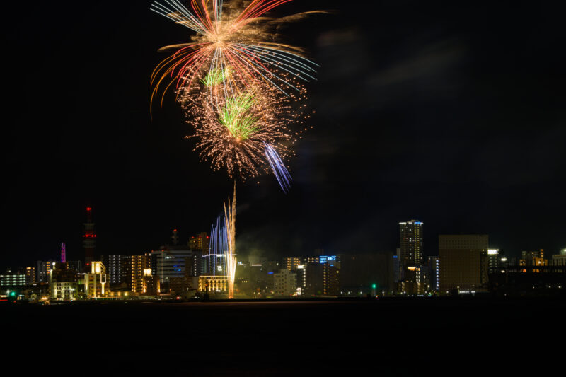 わっしょい百万夏まつりフィナーレ花火(福岡県北九州市小倉北区)