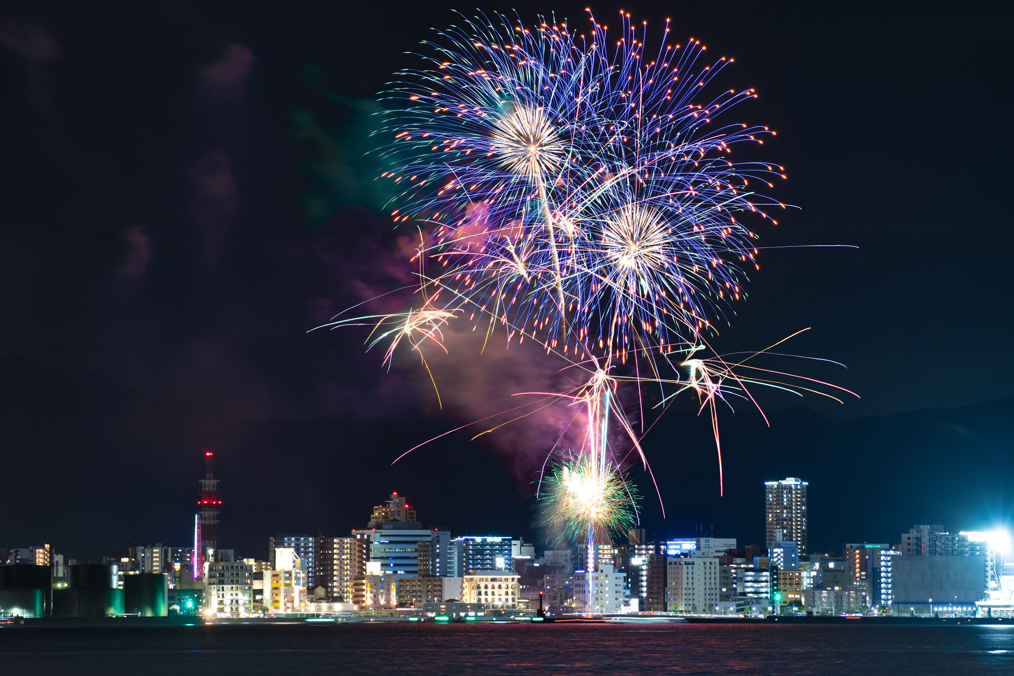 わっしょい百万夏まつりフィナーレ花火(福岡県北九州市小倉北区)