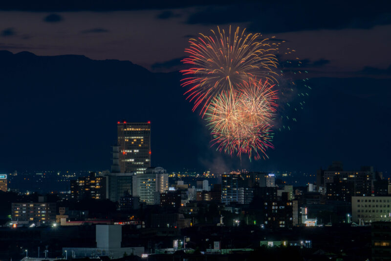 山形大花火大会(山形県山形市)