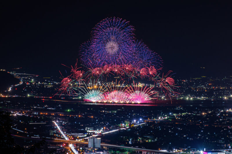 やつしろ全国花火競技大会(熊本県八代市)