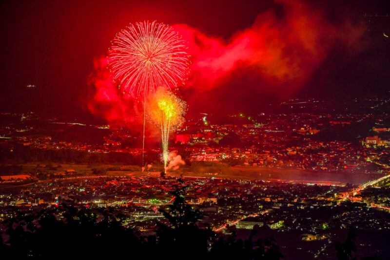 吉野川祭り納涼花火大会(奈良県五條市)