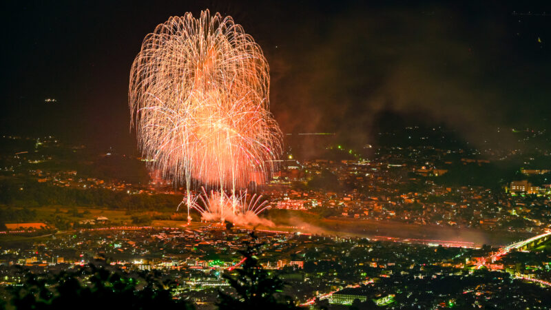 吉野川祭り納涼花火大会(奈良県五條市)