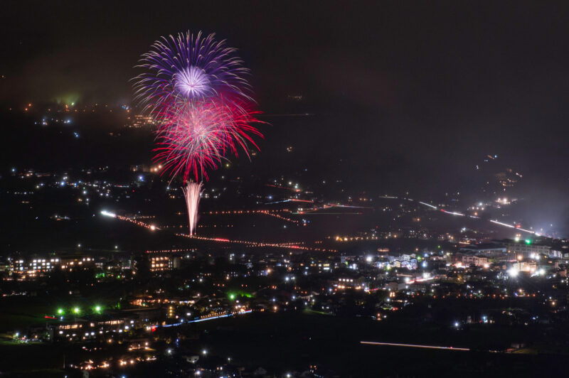 ゆふいん盆地まつり花火大会(大分県由布市)