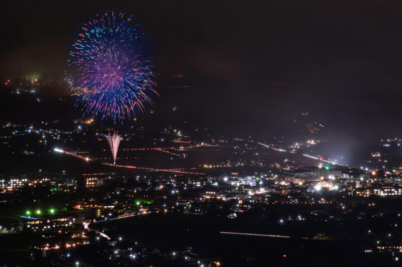 ゆふいん盆地まつり花火大会(大分県由布市)