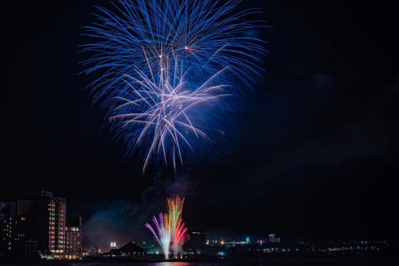 湯の川温泉花火大会(北海道函館市)