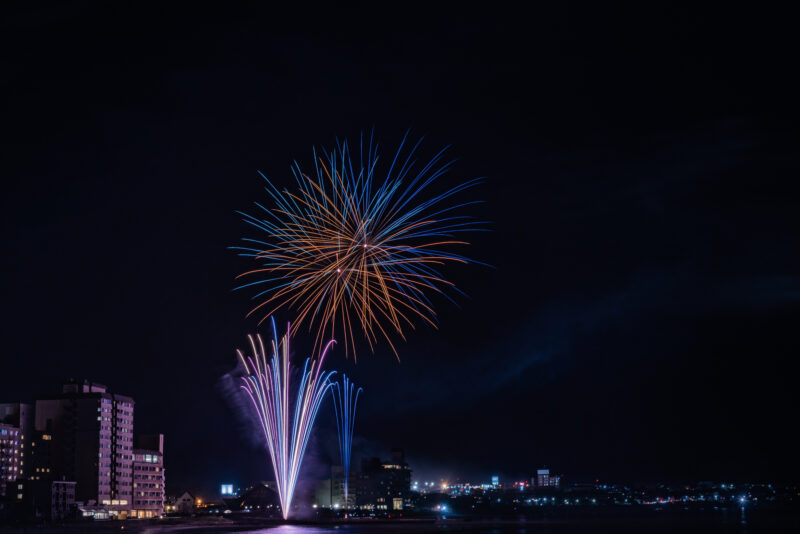 湯の川温泉花火大会(北海道函館市)
