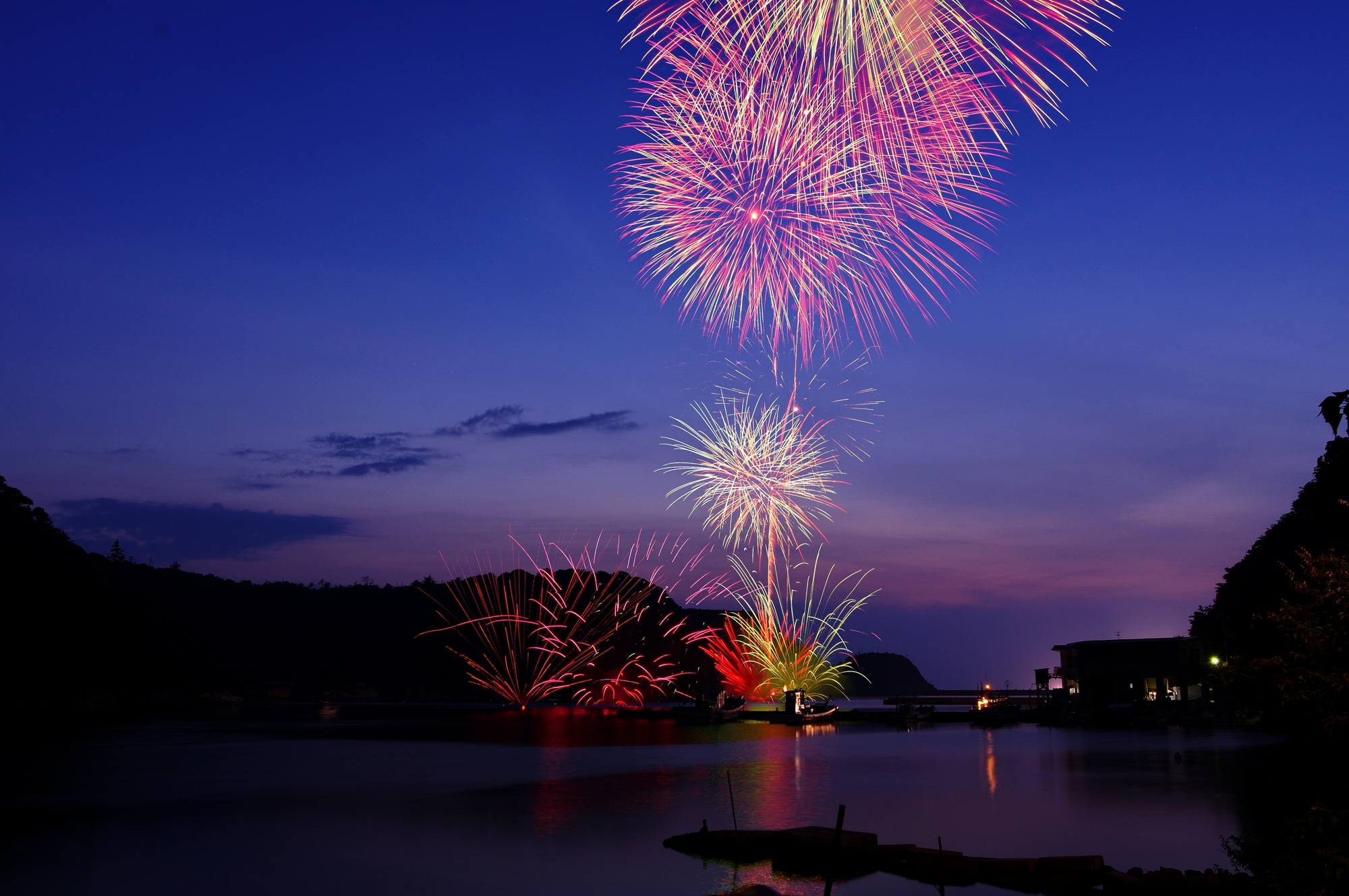 温泉津温泉夏まつり花火大会(島根県大田市)